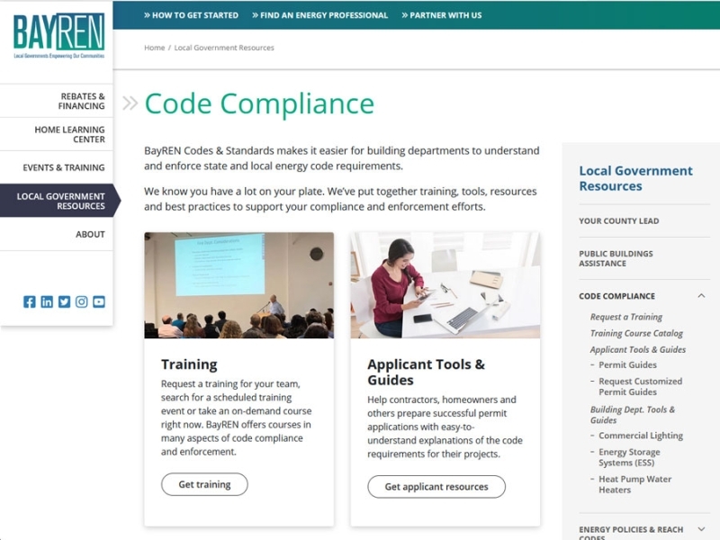 Bay Area Regional Energy Network (BayREN) Codes and Standards program